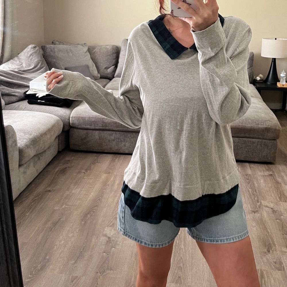 J.Crew collared long sleeve